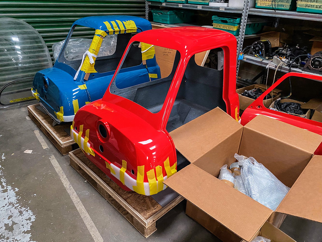 Peel P50 Kit Partially Assembled Body, LIghts Seat