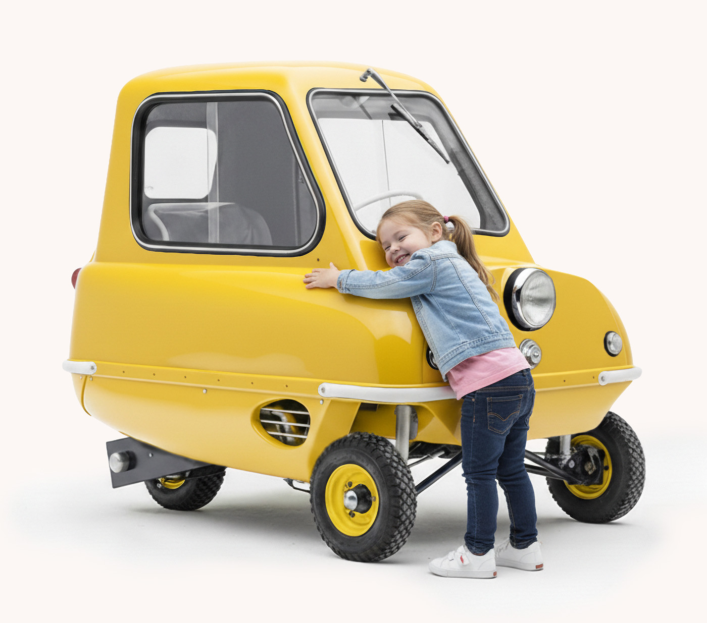 Peel P50 Sunshine Yellow Biggest Hugs Loved