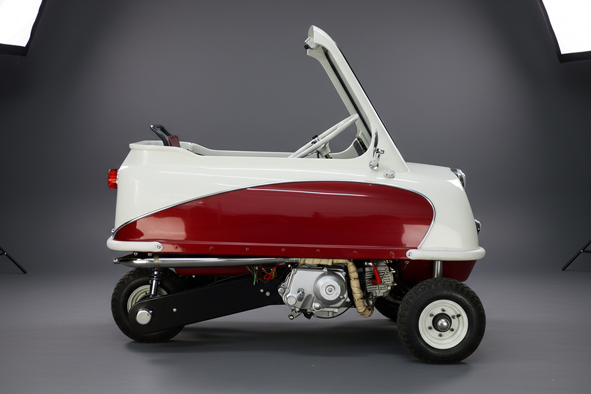 Peel P50 Convertible Cabrio Side Engine 01
