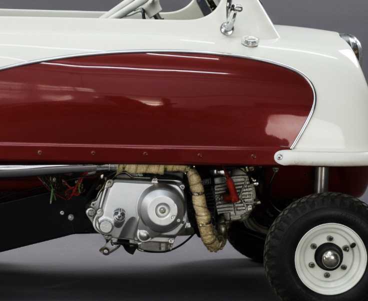 Peel P50 Convertible Cabrio Side Engine 01
