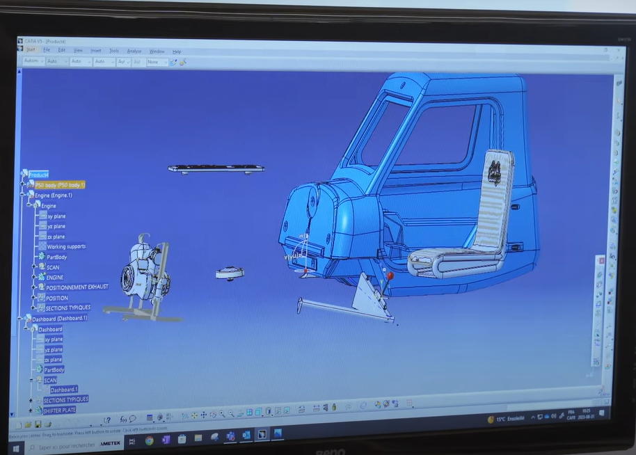 Peel P50 undergoing high-resolution handheld 3D scanning during the Peel × Peel collaboration.