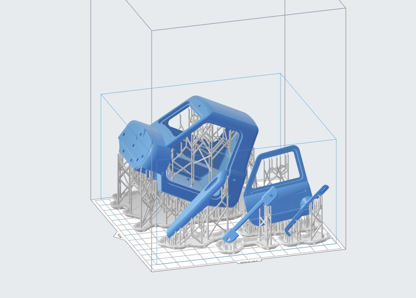 3D CAD model of a Peel P50 generated from high-resolution scan data.