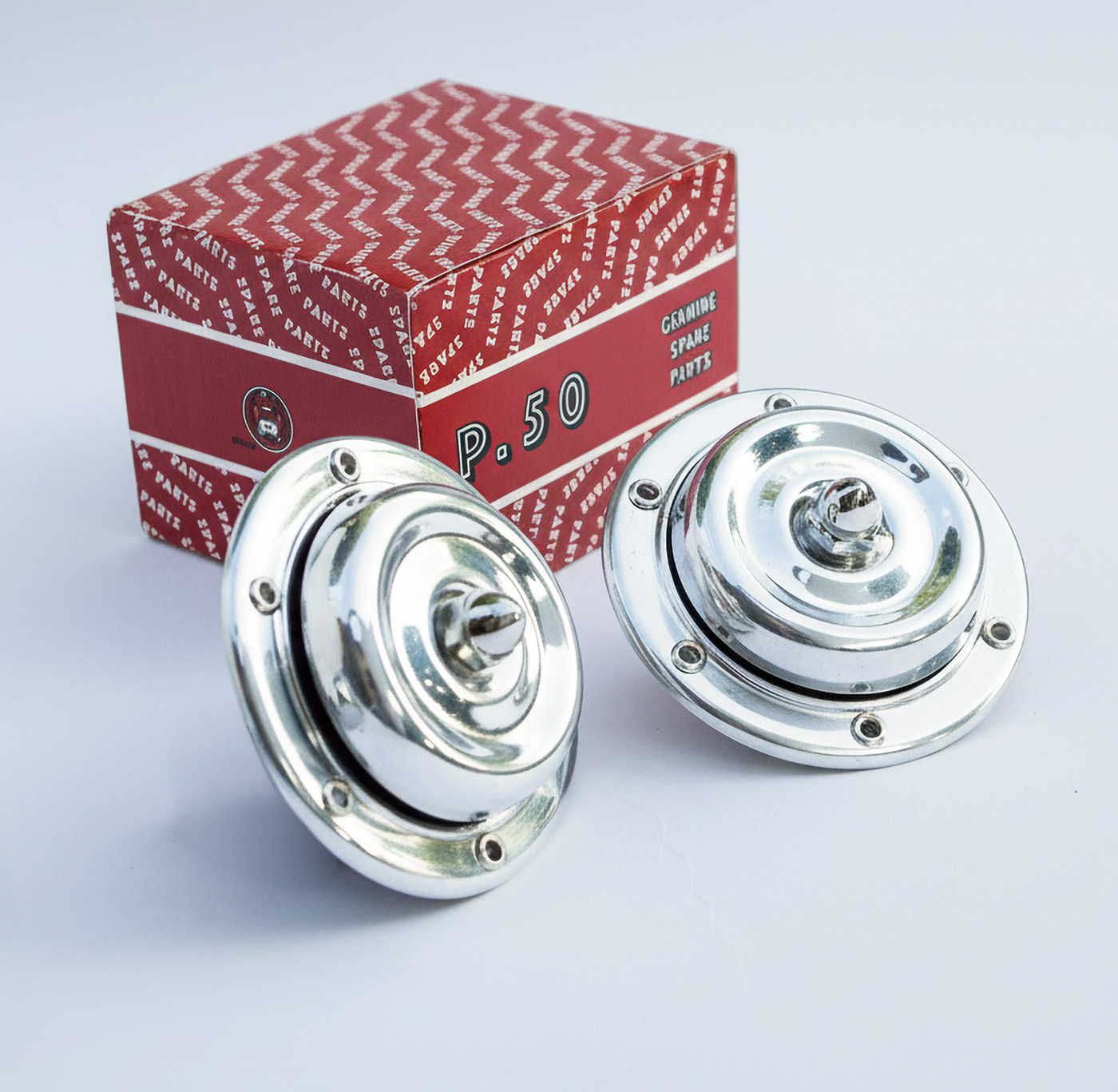 Peel P50 Rear Handle Reversing Handle Chromed Brass Original Reproduction P50CARS