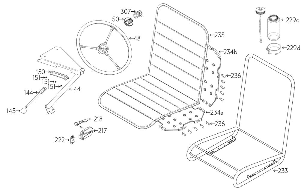 PEEL P50 Parts List Controls 01