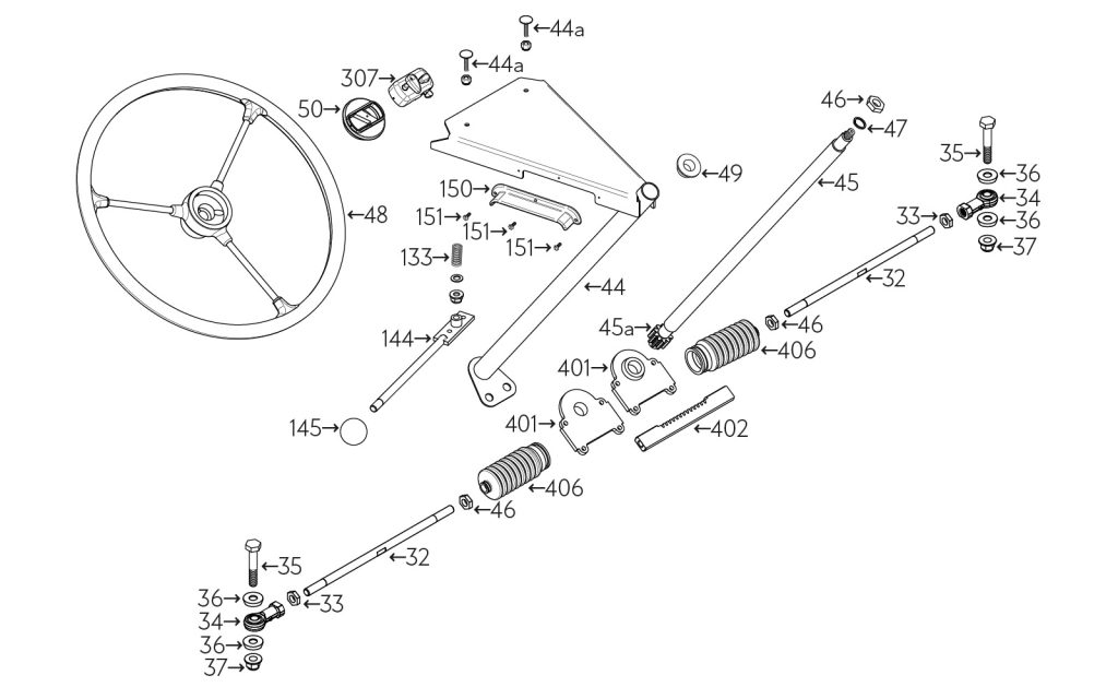 PEEL P50 Parts List Controls 01